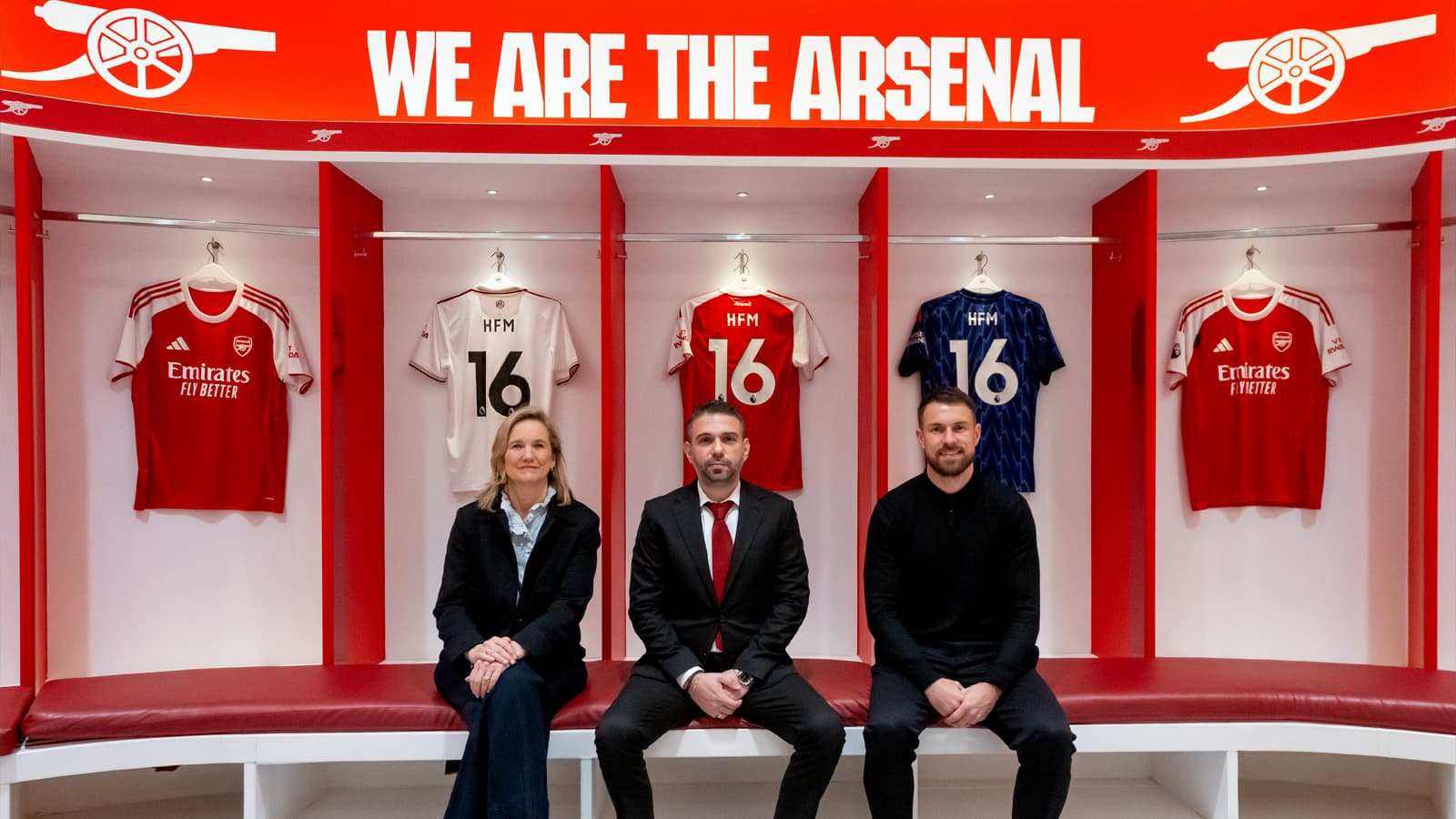 HFM branding at Emirates Stadium